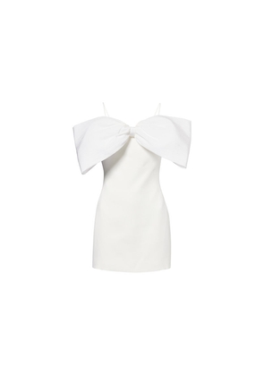 Womens David Koma Strapless Bow Woven Mini Dress