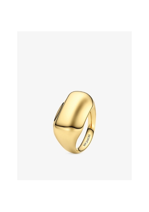 Womens Sif Jakobs Borsa Pianura 18ct Yellow Gold-Plated Sterling-Silver Ring