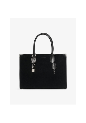 Womens The Kooples Ming Large Suede Tote Bag