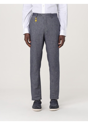 Pants MANUEL RITZ Men color Blue