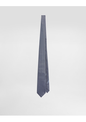 Dolce & Gabbana Micro-design Jacquard Tie - Man Ties And Pocket Squares Multi-colored Onesize
