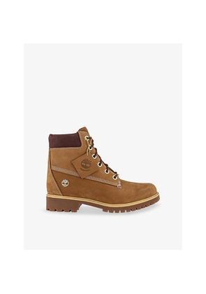 Womens Timberland Lyonsdale Nubuck-Leather Ankle Boots