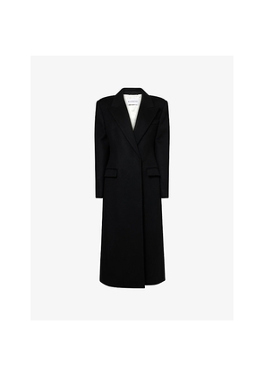 Womens Givenchy Regular-Fit Double-Breasted Wool Coat