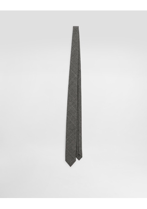 Dolce & Gabbana Glen Plaid Tie - Man Ties And Pocket Squares Multicolor Onesize