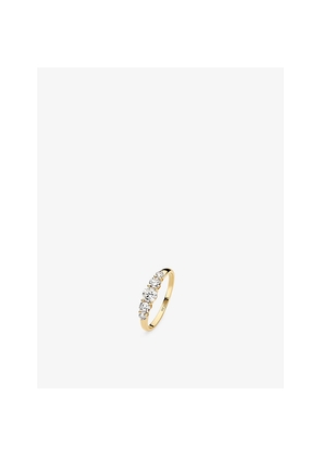 Womens Sif Jakobs Tiara 14ct Yellow-Gold and 0.67ct Lab-Grown Diamond Ring