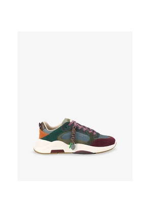 Mens Kurt Geiger London Royston Suede and Mesh Trainers