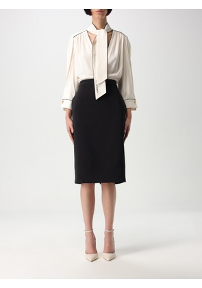 Dress ELISABETTA FRANCHI Woman color Yellow Cream