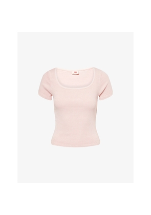 Womens Levis Essential Square-Neck Cotton-Jersey T-Shirt