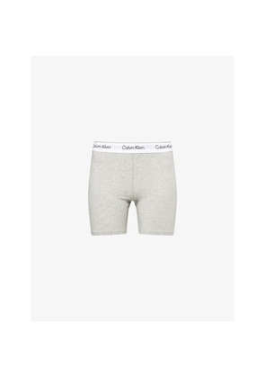 Womens Calvin Klein Icon Boxer Cotton-Blend Boxers
