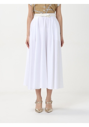 Skirt ELISABETTA FRANCHI Woman color White