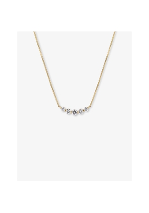 Womens Sif Jakobs Tiara 14ct Yellow-Gold and 0.37ct Lab-Grown Diamond Necklace
