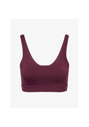 Womens We Are Tala Dayflex Square-Neck Stretch-Jersey Sports Bra