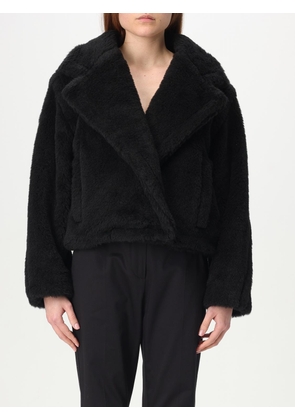 Fur Coat MAX MARA Woman color Black