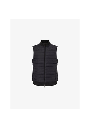 Mens Arne Hybrid Quilted Stretch-Woven Gilet
