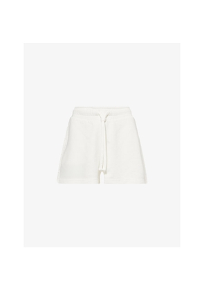 Womens Derek Rose Quinn Adjustable-Waist Cotton Blend Sweat Shorts