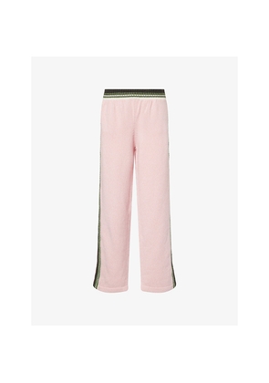Womens Barrie Cricket Club Wide-Leg Cashmere Trousers