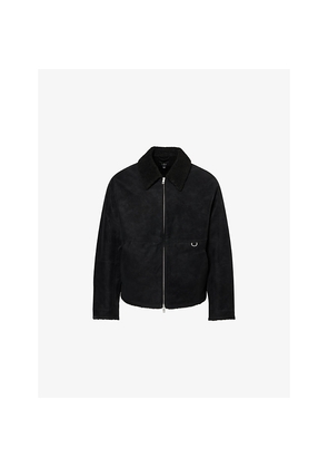 Mens Represent Shearling Regular-Fit Woven Jacket