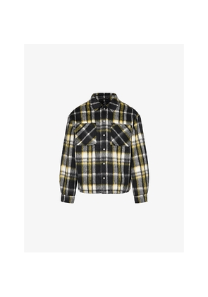 Mens Represent Textured Padded Woven Overshirt