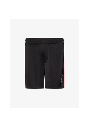 Mens Trapstar Training Logo-Embroidered Jersey Shorts