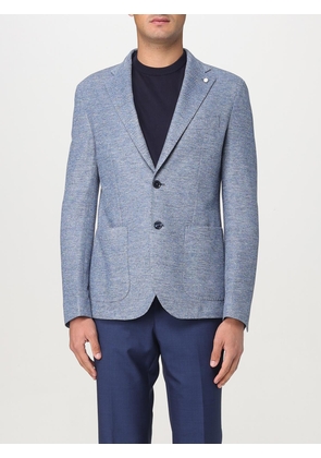 Jacket LUIGI BIANCHI Men color Blue