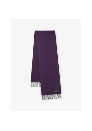 Mulberry Small Solid Merino Wool Scarf