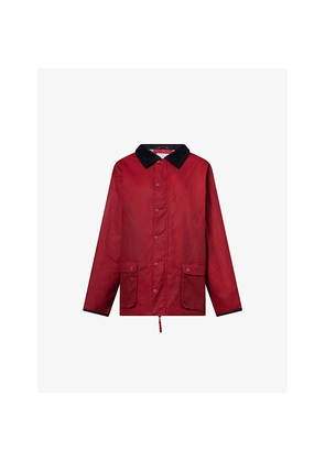 Womens House Of Sunny The Waxed Relaxed-Fit Cotton Rain Jacket