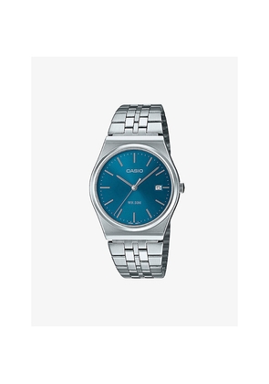 Mens Casio Mtp Stainless-Steel Watch