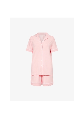 Womens Derek Rose Lara Relaxed-Fit Jersey Shorts Pyjama Set