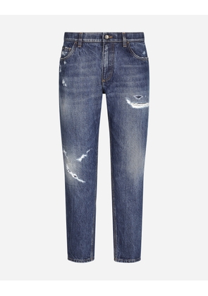 Dolce & Gabbana Pantalone - Man Denim Multi-colored 44