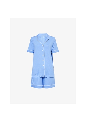 Womens Derek Rose Lara Relaxed-Fit Jersey Shorts Pyjama Set