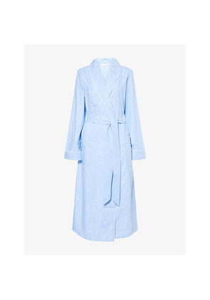 Womens Derek Rose Paris Jacquard Cotton Robe