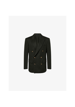 Mens Dunhill Double-Breasted Notched-Lapel Cashmere Jacket