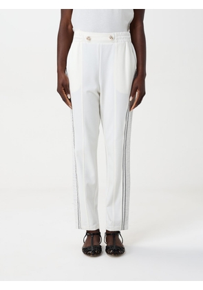Pants LIU JO Woman color White