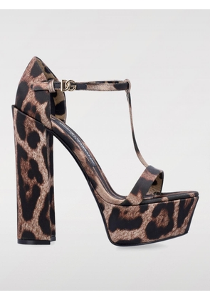 Heeled Sandal DOLCE & GABBANA Woman color Brown