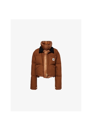 Womens Sacai x Carhartt WIP Duck Padded Cotton Jacket