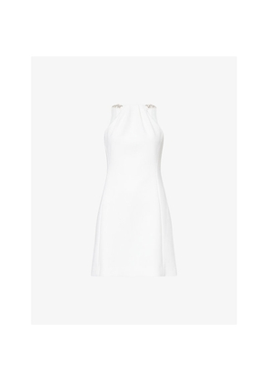 Womens Huishan Zhang Eileen Crystal-Embellished Stretch-Woven Mini Dress