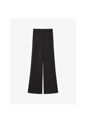 Womens Joseph Alana Wide-Leg Wool-Blend Trousers