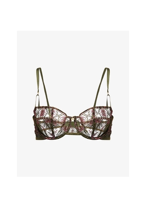 Womens Aubade Sound Of Heart Half-Cup Bra
