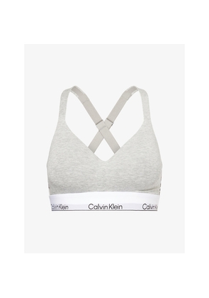 Womens Calvin Klein Icon Modal Lift Cotton-Blend Lift Bralette