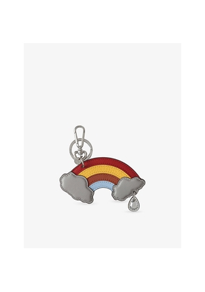 Mulberry Rainbow British Park Leather Keyring