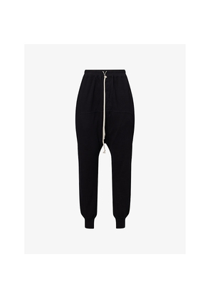Mens Rick Owens Drkshdw Prisoner Drawstring Cotton-Jersey Jogging Bottoms