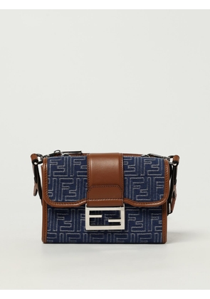 Shoulder Bag FENDI Men color Denim