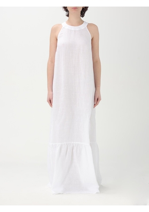 Dress 120% LINO Woman color White