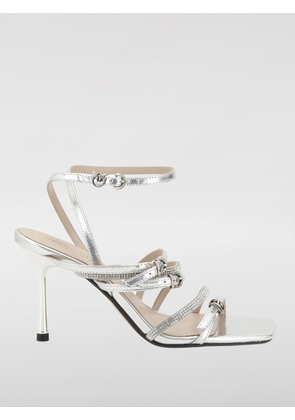 Heeled Sandal PINKO Woman color Silver