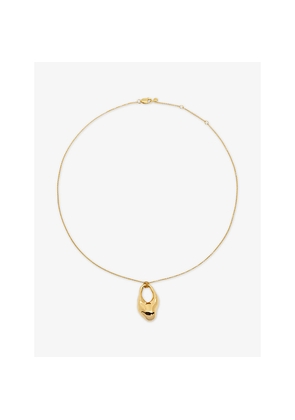 Womens Monica Vinader Antica Large 18ct Yellow Gold Vermeil Necklace