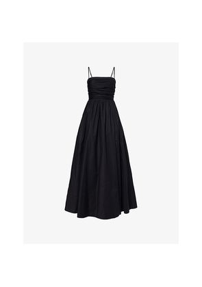 Womens Reformation Kastoria Shoulder-Straps Stretch-Cotton Gown