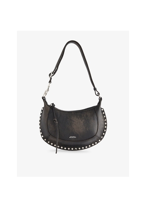 Womens Isabel Marant Oskan Moon Leather Shoulder Bag