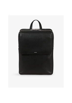 Mens Sandro Branded Leather Backpack