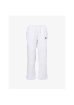 Womens The Couture Club ctre Straight-Leg Cotton-Blend Jogging Bottoms