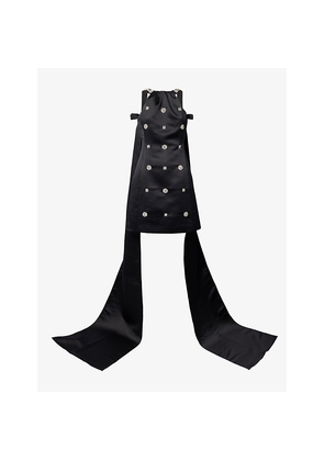 Womens Huishan Zhang Polly Duchesse Shoulder-Straps Woven Mini Dress